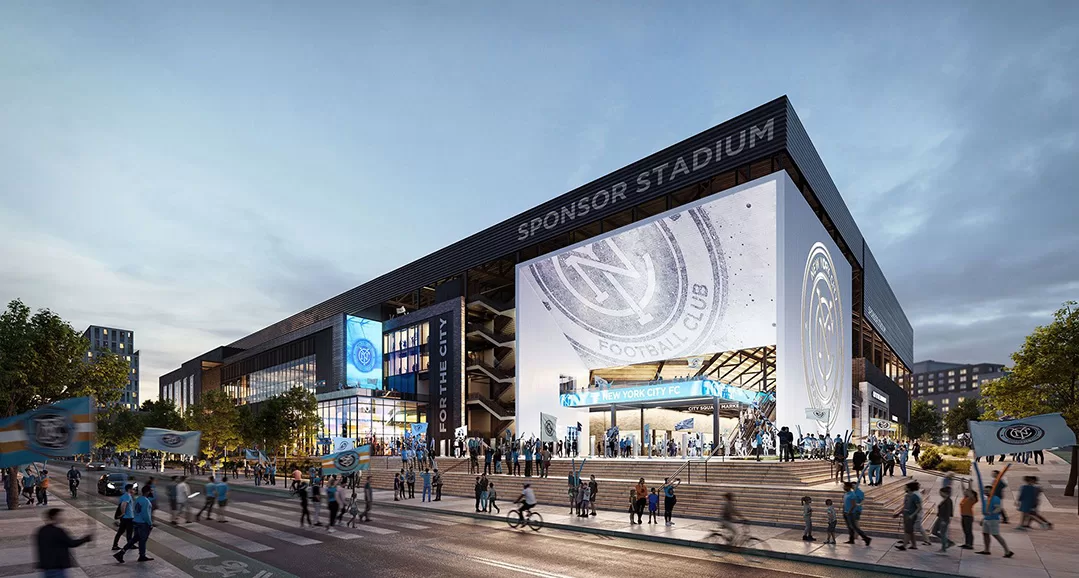 Turner Construction Company begins construction on New York City FC's Etihad Park in Queens. 