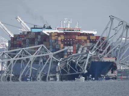 The Key Bridge accident in Maryland