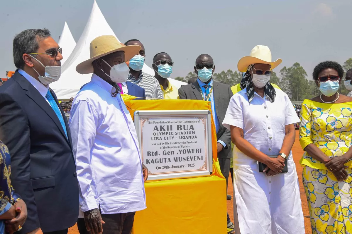 Uganda's president Yoweri Museveni commissioned the construction of Akii-Bua Olympic Stadium on 29th, January 2025