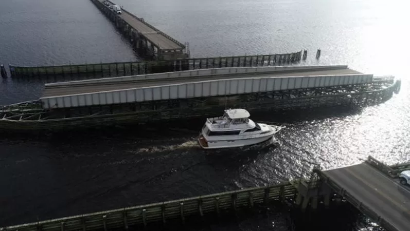 Lindsay C Warren Bridge (Alligator River Bridge) will feature a fixed-span, high-rise design after rebuilding by Skanska by 2030