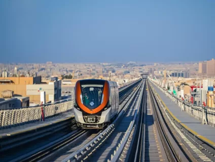 The stations on the Orange Line are Jeddah Road, Tuwaiq, Al-Dawh, Harun Al-Rashid Road, and lastly An Naseem