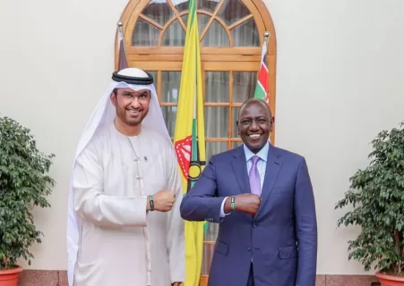 Ruto and his UAE counterpart reached an agreement to carry out a feasibility study over the extension of the standard gauge railway due to its capacity to foster regional integration and also promote trade in the region