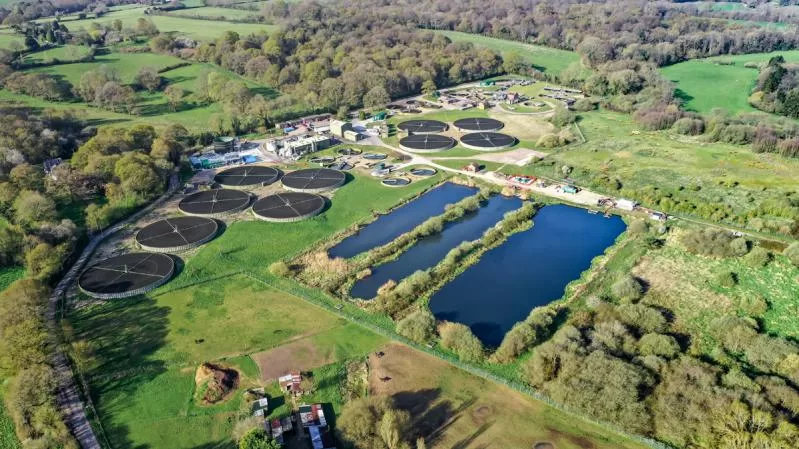 Southern Water's Scaynes water work site