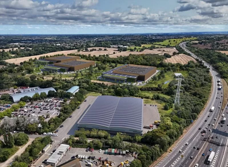 M25 site where Europe's largest data center by DC01UK will be housed