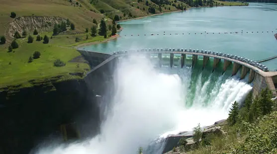 A hydropower project