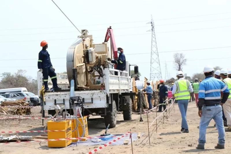 The construction phase of the Maputo-Temane powerline which extends a distance of 580 kilometres, has been completed