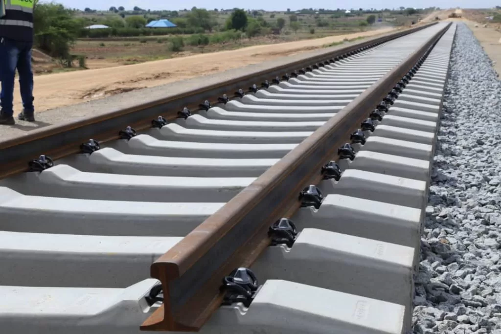 The construction works of Lot 5 of the Standard Gauge Railway, the Mwanza-Isaka SGR project has attained 63.04% completion status.