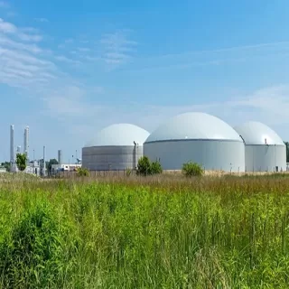 The BioNorrois biomethane facility in Normandy