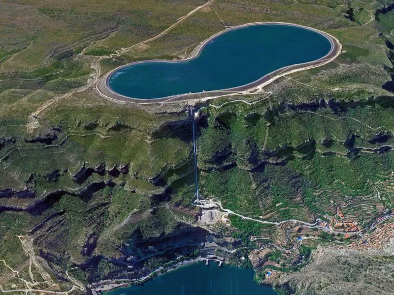 A pumped storage hydropower plant