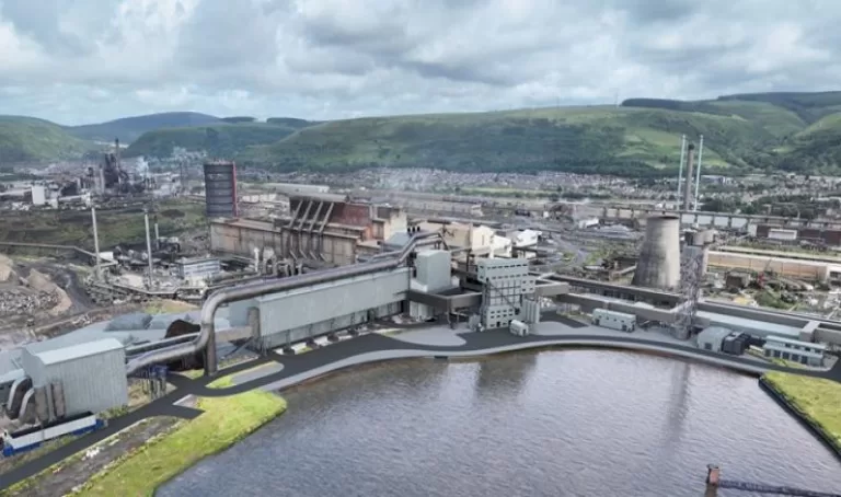 Skanska to design and manage the £1.25bn low carbon steelmaking scheme by Tata Steel in South Wales