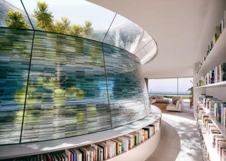 The Edge residence in Uruguay is at the forefront of the country’s innovation. Of most significance is the featured “void”. This is the vertical, cone-shaped opening at the center of the building that extends from the ground floor to the ceiling.