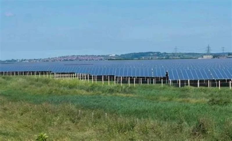 Cleve HIll solar project farm is currently under construction and expects completion by this year's Autumn