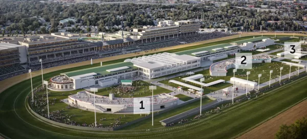 The expansion is the biggest in the 150-year history of the racetrack.