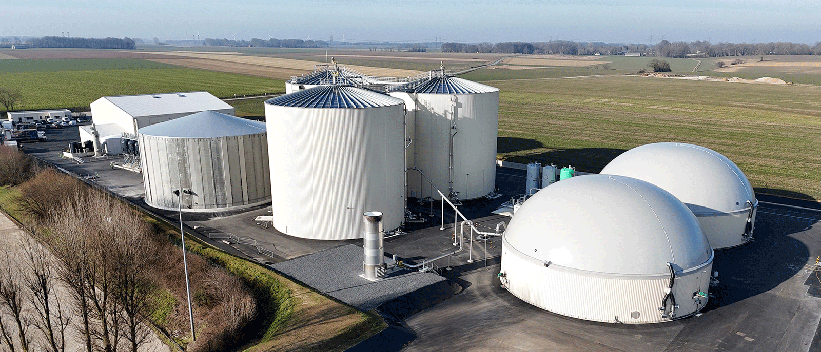 The BioNorrois biomethane facility in Normandy