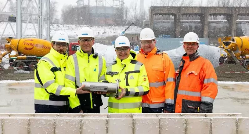 Laying of the cornerstone in ANDRITZ's first hydrogen production plant in February this year