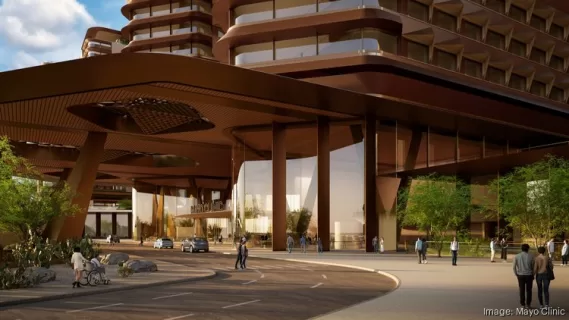 Mayo Clinic's North Phoenix hospital campus will feature a single main entrance