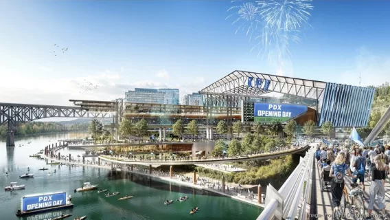 PDP Unveils Rendering of the Proposed MLB Stadium in Portland