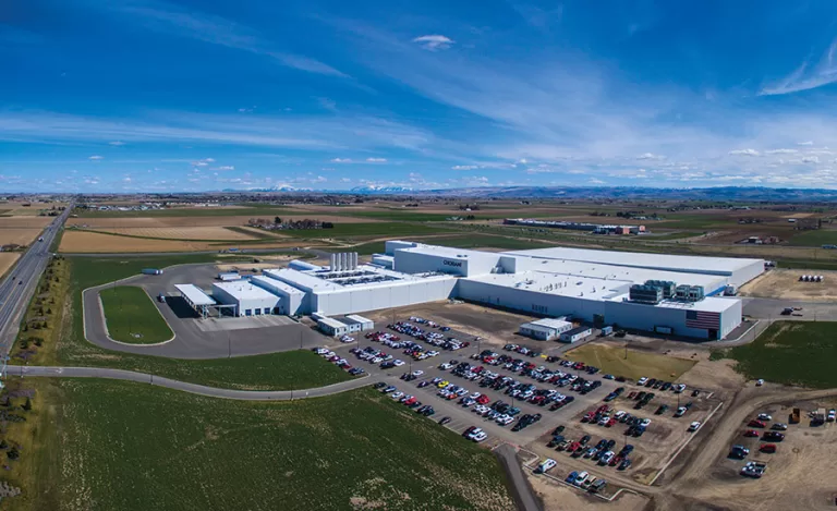 A Chobani Yogurt making factory