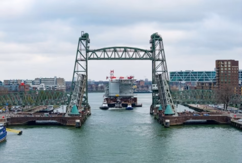 Windanker Offshore Wind Farm Substation Leaves the Netherlands for Baltic Sea Site