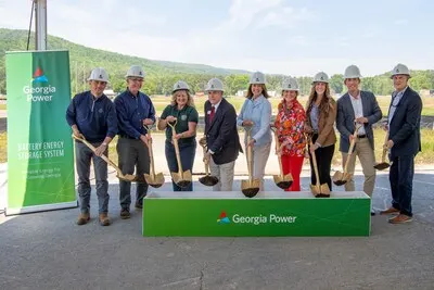 Ground breaking at the Hammond facility