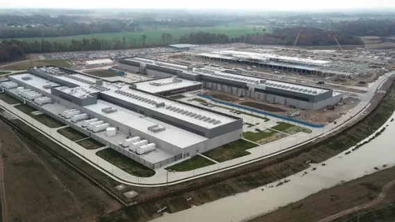 Renderings of the Microsoft Data Center