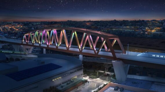 HS2 Curzon 2 Viaduct Completes Its Full Launch Into Birmingham's Skyline