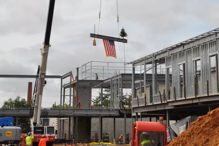 Bensley Elementary School Reaches Major Construction Milestone with Final Beam Placement