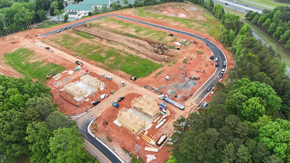 Construction is underway at Marglyn at Matthews