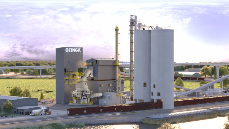 Ozinga Breaks Ground on North America’s Largest Low-Carbon Cement Manufacturing Facility in Indiana