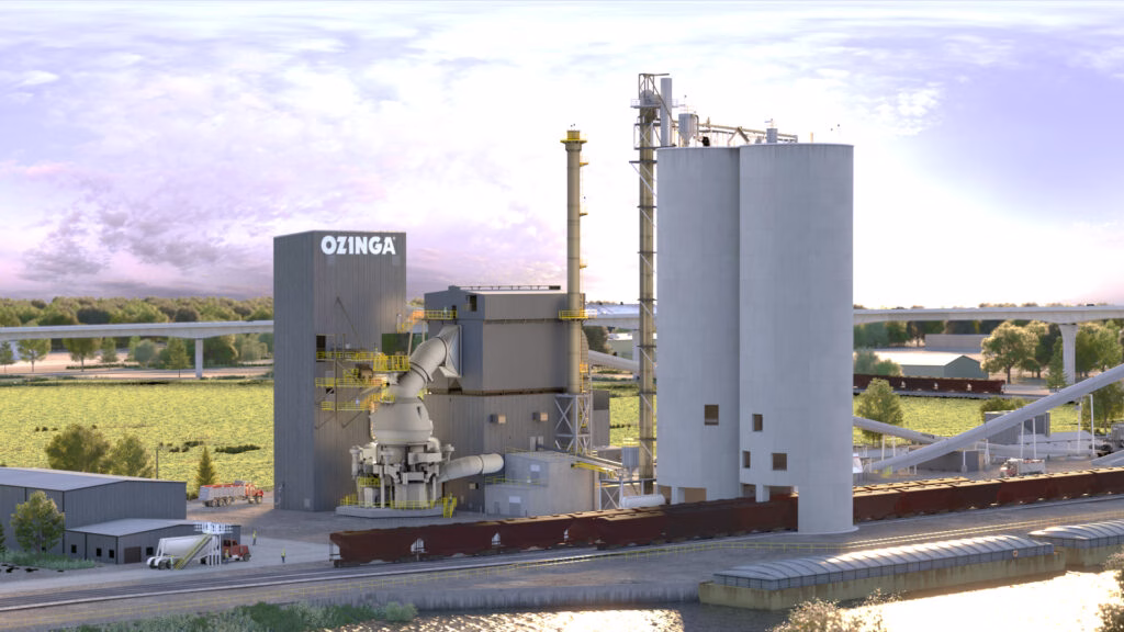 Ozinga Breaks Ground on North America’s Largest Low-Carbon Cement Manufacturing Facility in Indiana