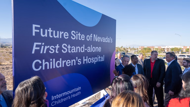 Intermountain Health Selects Construction Team for Nevada's First Children's Stand-Alone Hospital