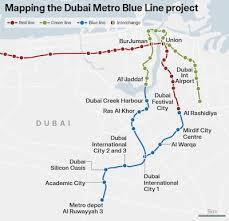 Dubai Metro Blue Line project
