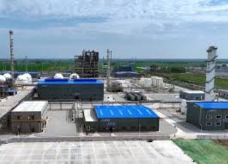 Groundbreaking at the $584M Green Hydrogen-to-Methanol Project in Heilongjiang in China