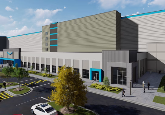 The Amazon Warehouse in Port of Little Rock