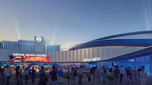 Groundbreaking for the new arena at Grand Sierra Resort took place on Tuesday, September 30, 2025, with site work already in progress.