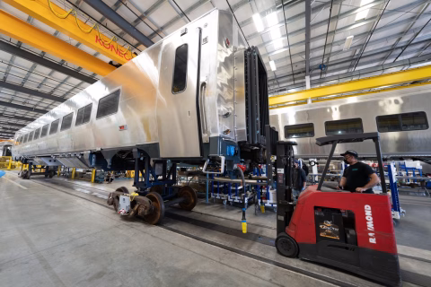 The Siemens Train Factory in Munich-Allach
