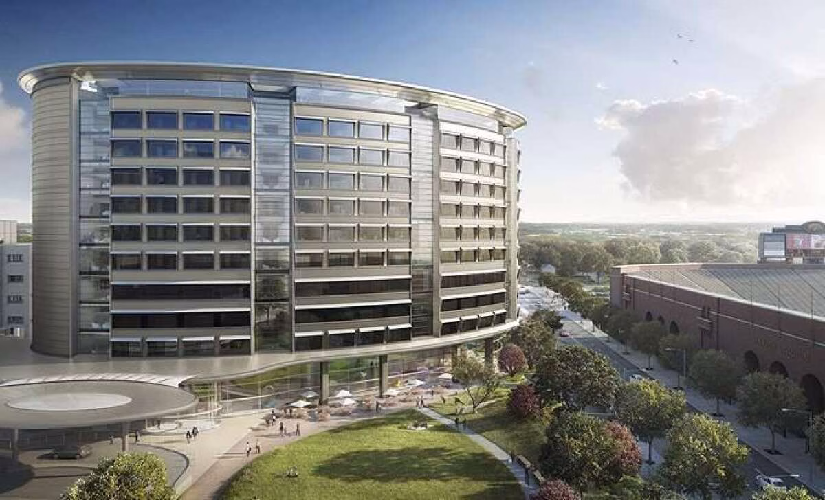 University of Iowa Healthcare campus patient care tower