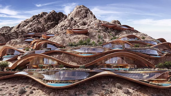 Trojena Desert Ski Project