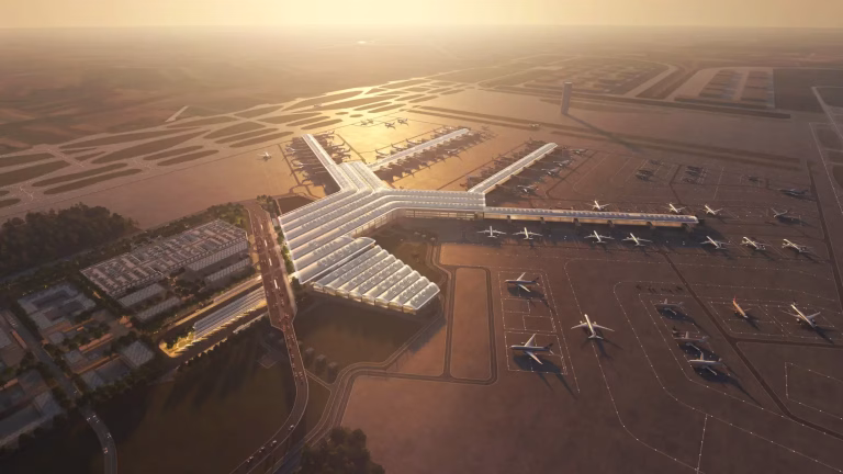 Renderings of the CPK Airport in Poland