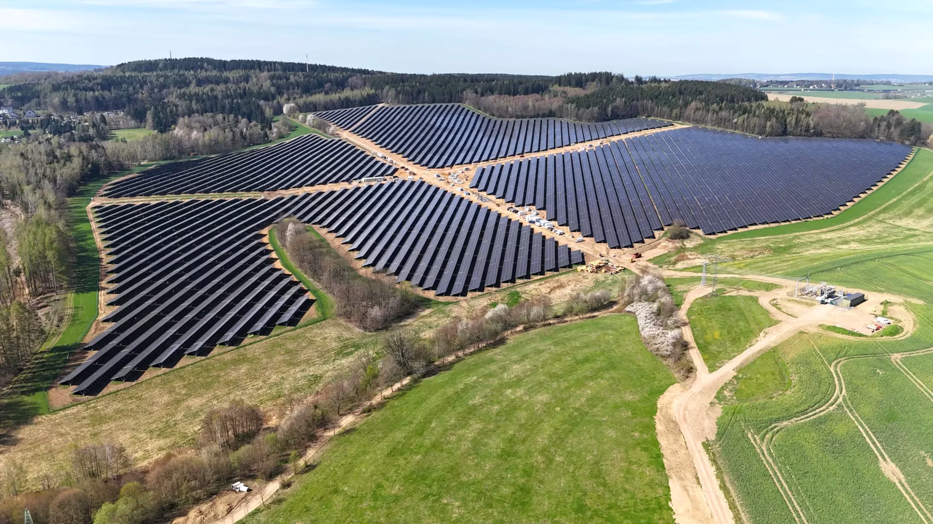 The Gornau solar park