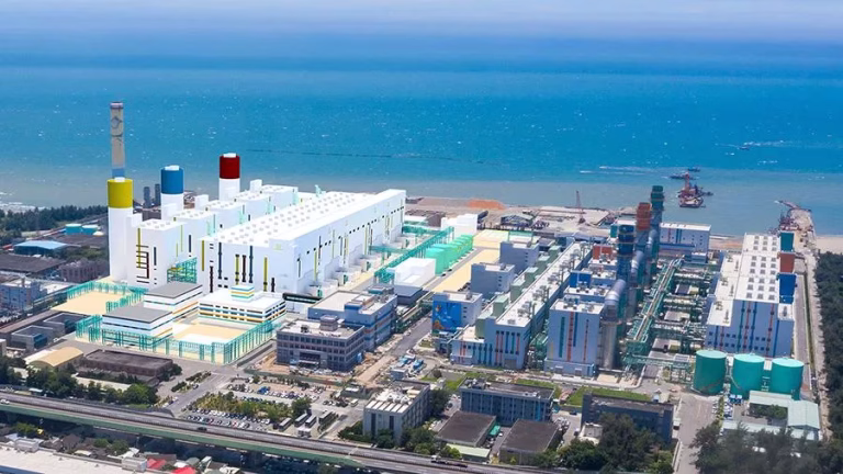 Rendering of the completed Tung Hsiao Power Plant in Taiwan