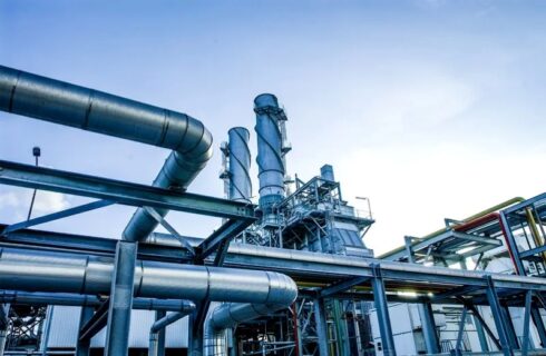 Illustration Only. Lighthouse Green Fuels Teesside SAF plant project in the UK