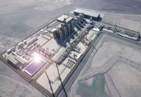 Illustration of Lighthouse Green Fuels Teesside SAF plant project in the UK