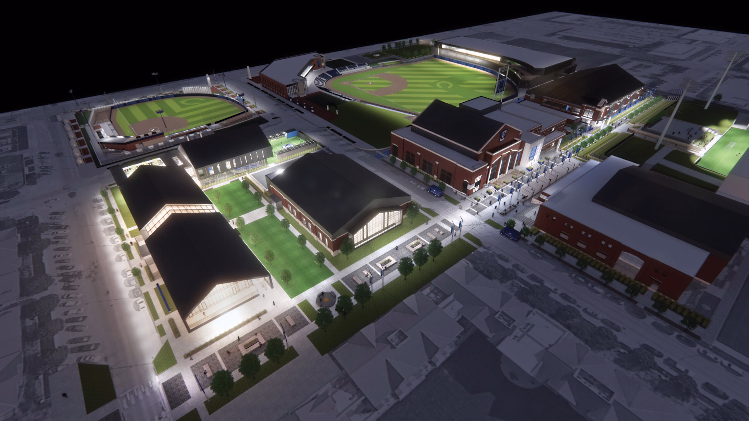 Rendering of the Creighton University Fly Together Project