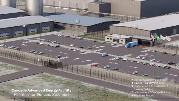 Design and Renderings Revealed for Amazon's Cascade Advanced Energy Facility in Washington