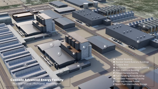 Design and Renderings Revealed for Amazon's Cascade Advanced Energy Facility in Washington