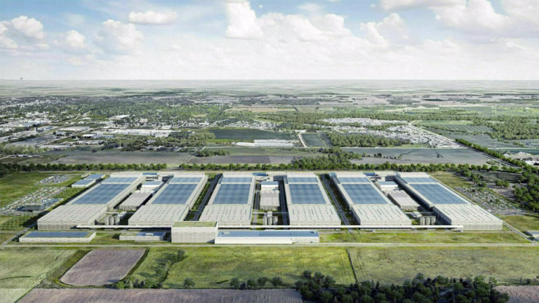 The VW PowerCo SE Gigafactory in Ontario