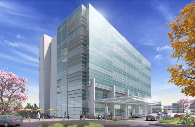 Renderings of the expanded Good Samaritan Hospital