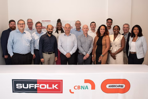 The Suffolk–CBNA Joint Venture previously completed preconstruction work on the St. Thomas Healthcare Bundle under the Rebuild USVI program.