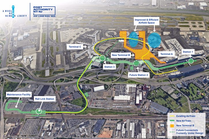Port Authority Breaks Ground on $3.5 Billion AirTrain Replacement at Newark Liberty